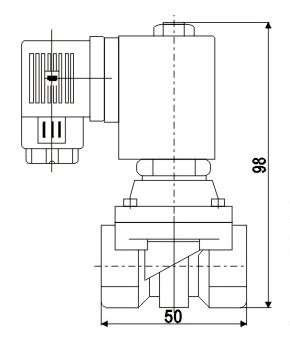 Solenoidový ventil série ZS eko